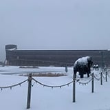 Ark Encounter in Snow