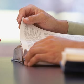 Hands with a Bible