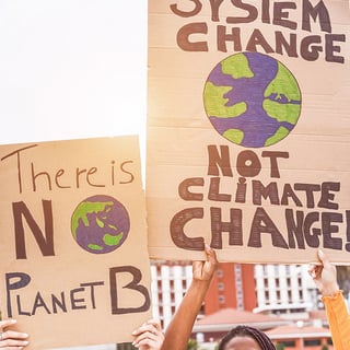 Climage Change Protest Signs