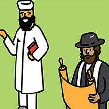 Religious Leaders Illustration