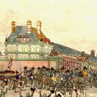 French Execution Illustration