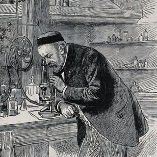 Louis Pasteur Illustration