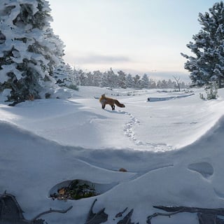 Fox in the Snow