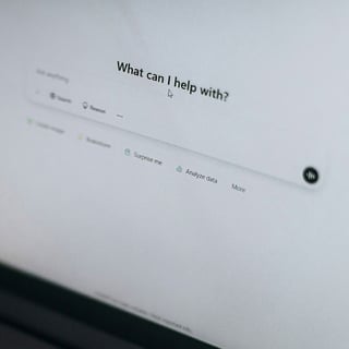 ChatBot on Computer Screen